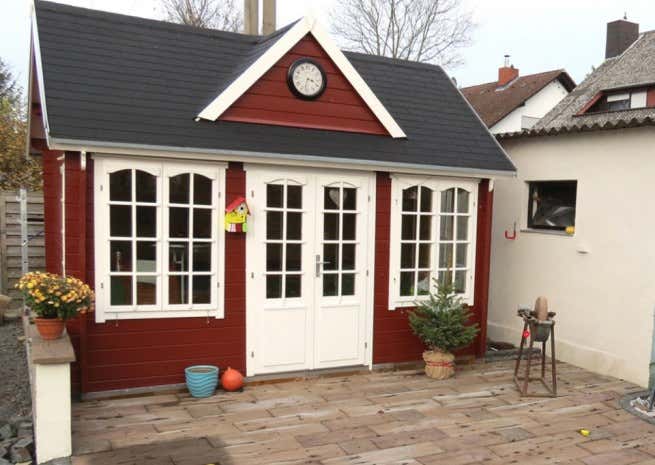 Kundenbild: Gartenhaus Clockhouse-44 Royal ISO