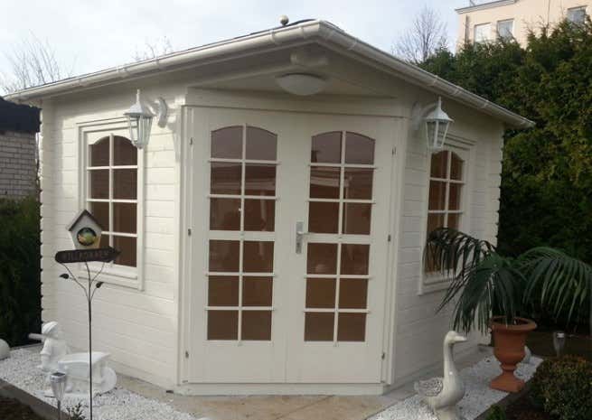 Kundenbild: 5-Eck Gartenhaus Modell Victoria-B