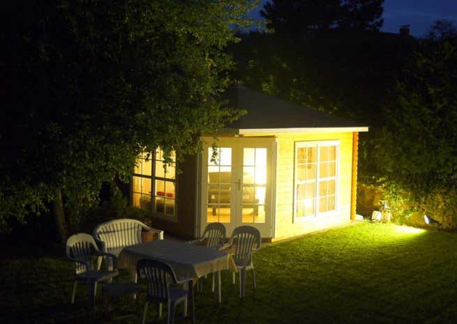 Kundenbild: 5-Eck Gartenhaus Modell Victoria C 40