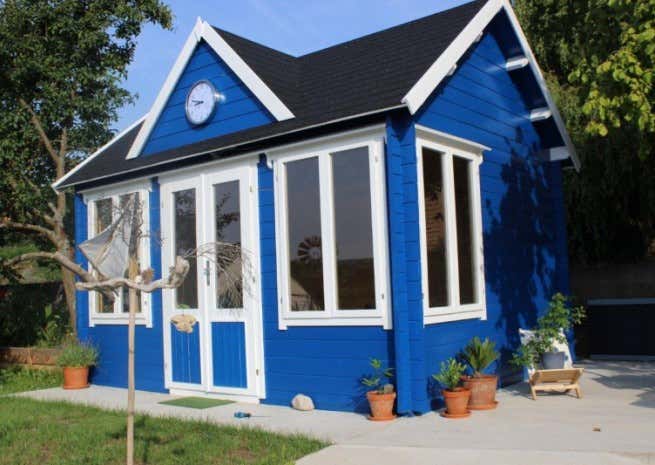 Kundenbild: Gartenhaus Clockhouse-44 Royal ISO
