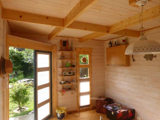 Kundenbild: 5-Eck Gartenhaus Modell Lindau-40