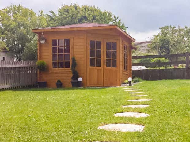 Kundenbild: 5-Eck Gartenhaus Modell Monica