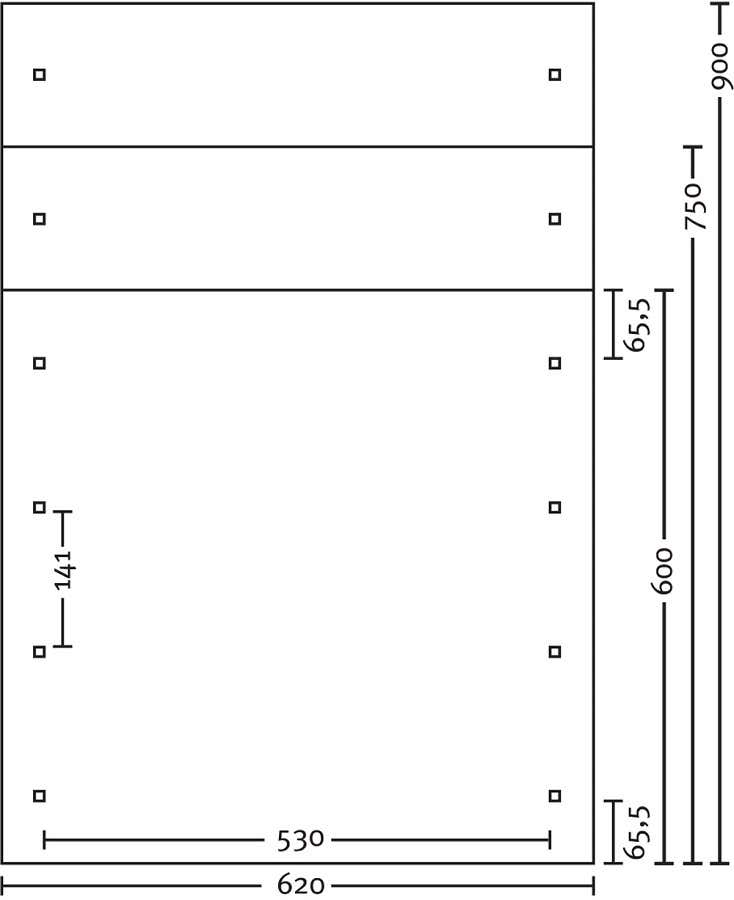 Carport Sauerland 620 x 900 cm mit Dachlattung Carport Sauerland 620 x 900 cm mit Dachlattung
