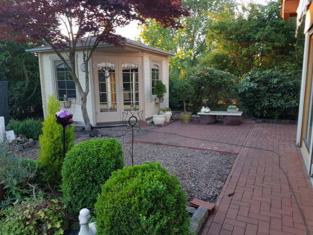 Kundenbild: 5-Eck Gartenhaus Modell Victoria-B
