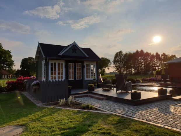 Kundenbild: Gartenhaus Clockhouse-44 Royal ISO