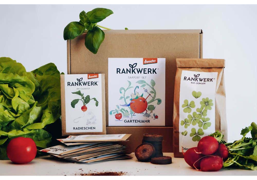 BIO Saatgut-Box Gartenjahr