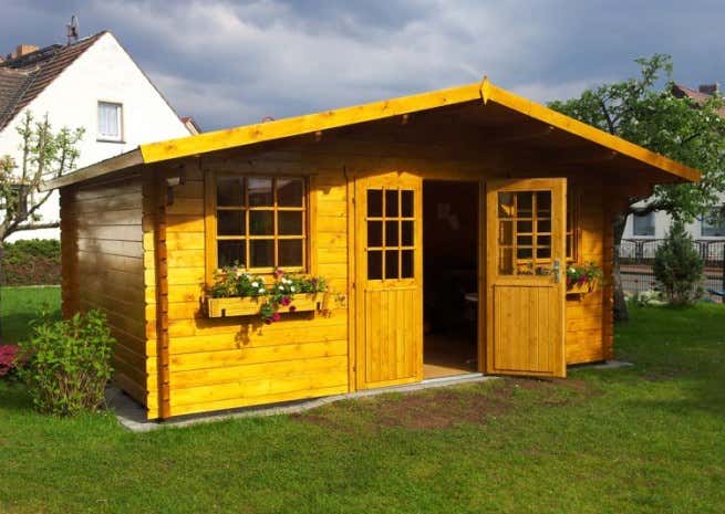 Kundenbild: Gartenhaus Modell Caroline-44 A ISO