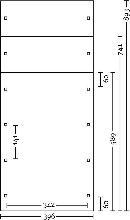 Carport Spreewald 396 x 893 cm Carport Spreewald 396 x 893 cm