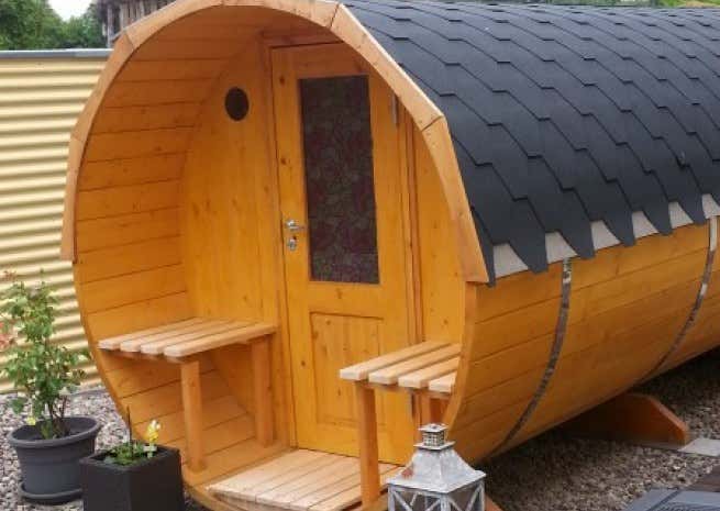 Kundenbild: FinnTherm Fass-Sauna Max