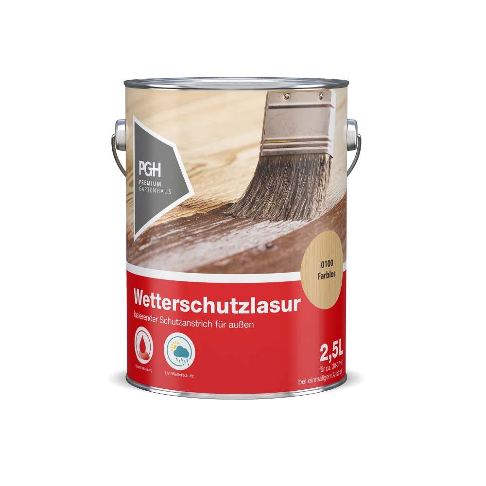 PGH Premium Gartenhaus Wetterschutzlasur