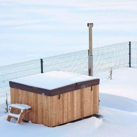 Kundenbild: Hot Tub - Badebottich mit Einsatz aus Sanitäracryl - Quattro