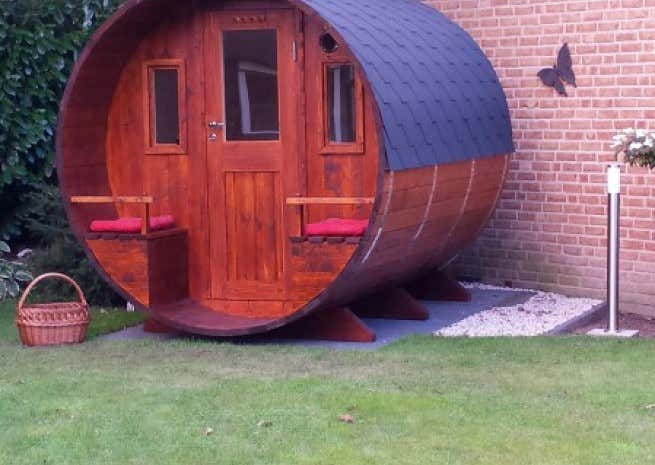 Kundenbild: FinnTherm Fass-Sauna Max