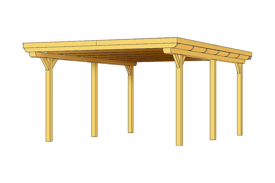Carport Emsland 404 x 604 cm Carport Emsland 404 x 604 cm