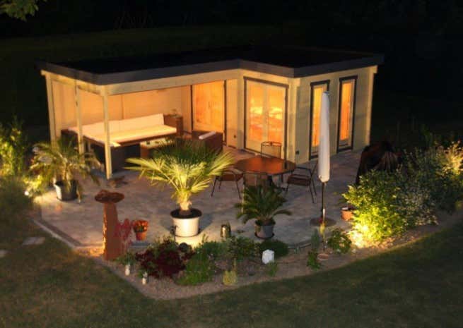 Kundenbild: Flachdach Gartenhaus Modell Quinta ISO