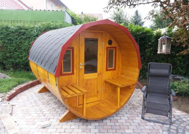 Kundenbild: FinnTherm Fass-Sauna Max