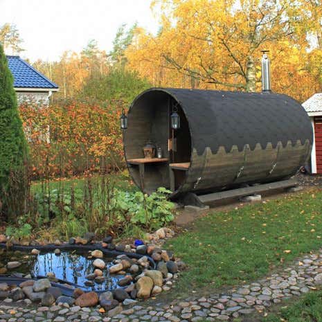 Kundenbild: FinnTherm Fass-Sauna Max