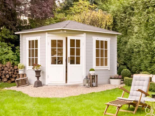 Kundenbild: 5-Eck Gartenhaus Modell Monica