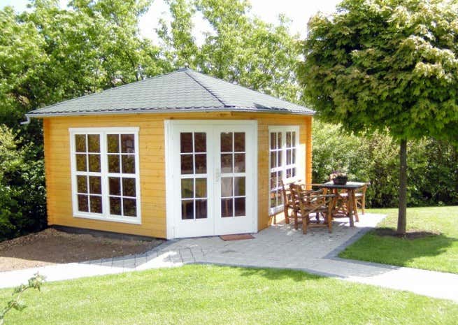 Kundenbild: 5-Eck Gartenhaus Modell Victoria C 40