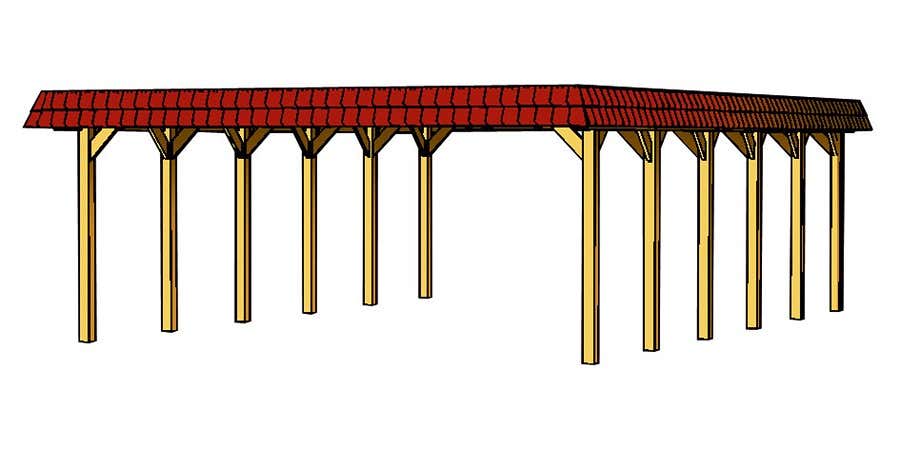 Carport Spreewald 585 x 893 cm Carport Spreewald 585 x 893 cm