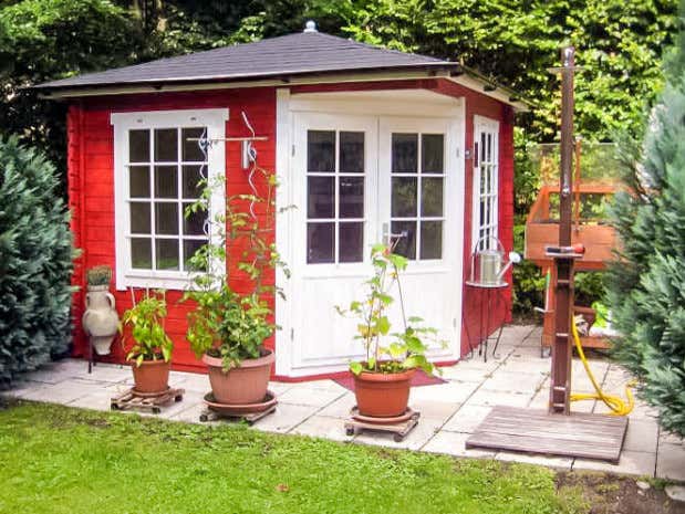 Kundenbild: 5-Eck Gartenhaus Modell Monica