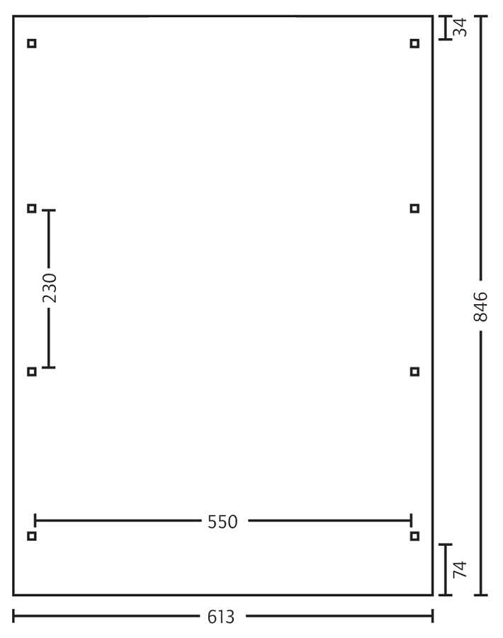Carport Emsland 613 x 846 cm Carport Emsland 613 x 846 cm