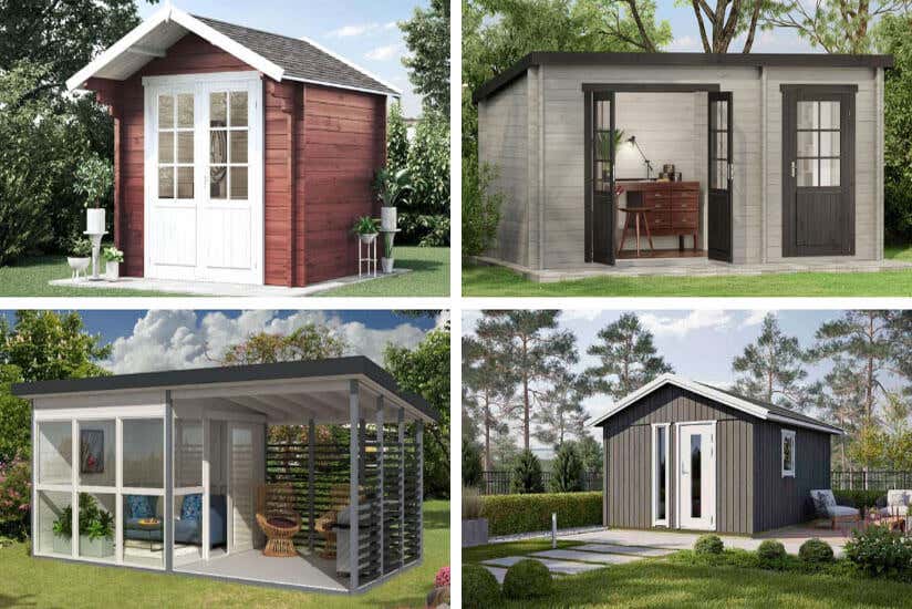 Gartenhaus Elementbauweise Systembauweise Oder Blockbohlen