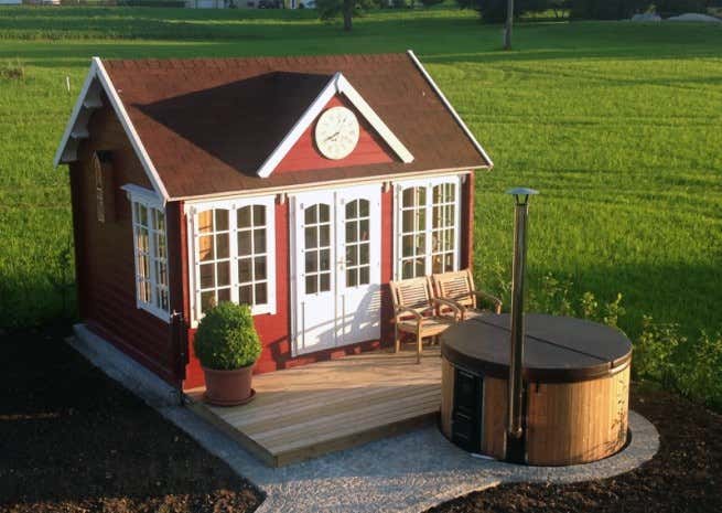 Kundenbild: Gartenhaus Clockhouse-44 Royal ISO
