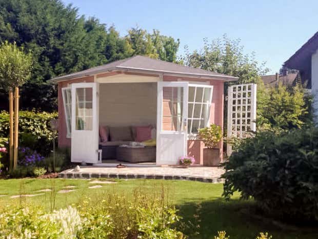 Kundenbild: 5-Eck Gartenhaus Modell Monica