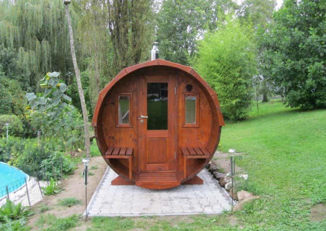 Kundenbild: FinnTherm Fass-Sauna Max