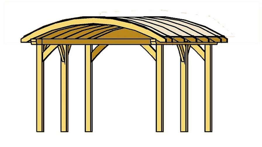 Carport Franken 376 x 541 cm Carport Franken 376 x 541 cm