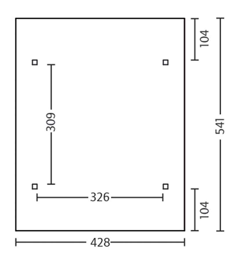 Carport Odenwald 428 x 541 cm Carport Odenwald 428 x 541 cm