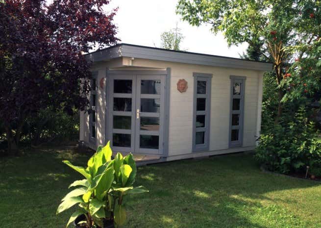 Kundenbild: 5-Eck Gartenhaus Modell Lindau-40